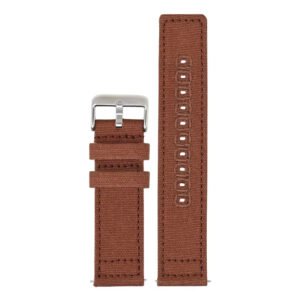 Pulseira Spoke Canvas - Marrom Escuro